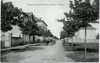 Le Boulevard de Verna vers 1916