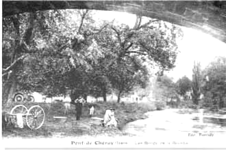 La Bourbre sous le Pont vers 1920