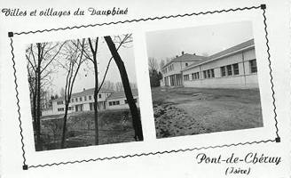 Le groupe scolaire en 1955