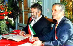 Signature du Jumelage à Livorno