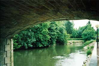 Le Pont et la Bourbre de nos jours