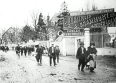 Sortie des usines Grammont vers 1915